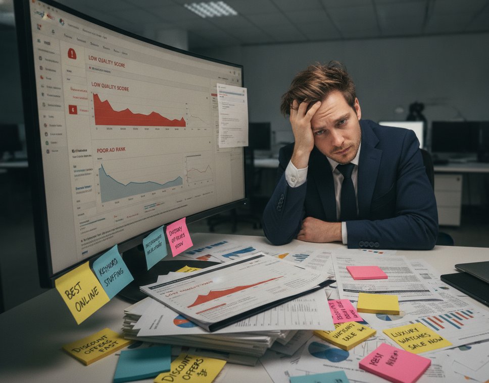 Using Too Many Keywords in Google Ads